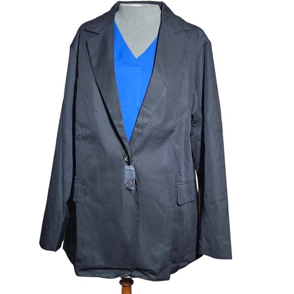 Black Blazer Jacket Size XXL - Picture 1 of 4